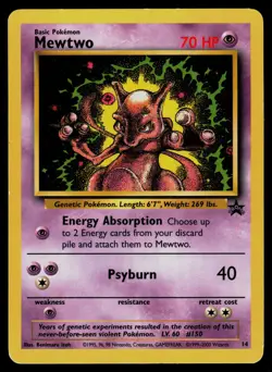 Mewtwo 14 Wizards Black Star Promos Promo Pokemon - Image 1
