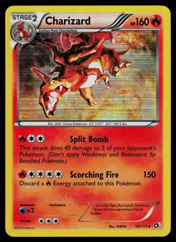 Charizard 19/113 Legendary Treasures Rare Holo Pokemon - Image 1