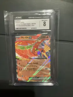 HO-OH EX 007/034 POKEMON HO-OH EX DECK HOLO RARE CGC 8 - Image 1