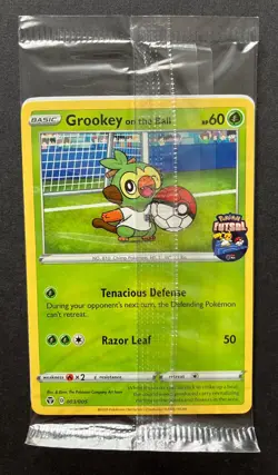 Grookey On The Ball 003/005 Futsal Pokemon Card PROMO UK Exclusive NEW SEALED - Image 1