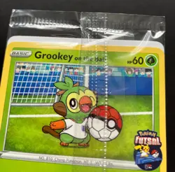 Grookey On The Ball 003/005 Futsal Pokemon Card PROMO UK Exclusive NEW SEALED - Image 3
