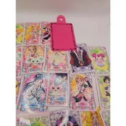 Vintage Precure pretty cure 2005 Card lot 1 sticker cards 26 plus badge holder - Image 3