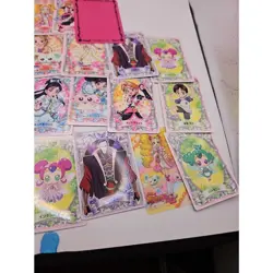 Vintage Precure pretty cure 2005 Card lot 1 sticker cards 26 plus badge holder - Image 5