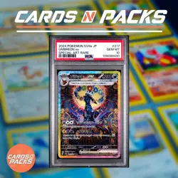Carte Pokemon Umbreon EX 217/187 Japanese Terastal Fest ex PSA 10 GEM MINT 🔥 - Image 1