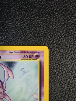 Pokemon Psiana Espeon #1 1/75 Neo Entdeckung Discovery Holo Swirl Deutsch EXC - Image 3