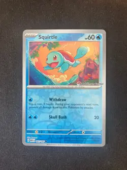 Squirtle 007/165 151 Pokemon Center Reverse Holo Master Set Card Promo NM - Mint - Image 1