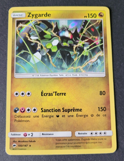 Carte Pokemon N°100/147 Zygarde HOLO - Soleil & Lune Ombres Ardentes - VF - Image 1