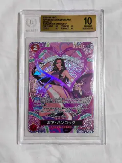 2026 One Piece Adventures on Kami's Island OP12-014 Boa Hancock SP BGS 10 JPN - Image 1