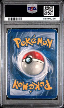 PSA 1 PR *SWIRL* 2001 Neo Revelation Entei 6/64 Holo Foil Pokemon WOTC - Image 2