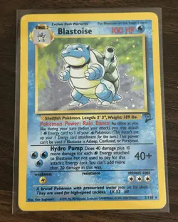 Wizards of the Coast Blastoise 2/130 Base Set 2 Holo Rare English 100HP 1999 - Image 1