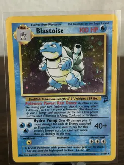 Wizards of the Coast Blastoise 2/130 Base Set 2 Holo Rare English 100HP 1999 - Image 2