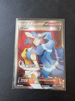Pokemon Company Karen Trainer Supporter Promo Holo XY177A Alternate Art ENG - Image 1