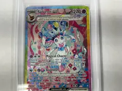 2025 POKEMON PRE EN-PRISMATIC EVOLUTIONS #156 SYLVEON EX PSA 10 - Image 3