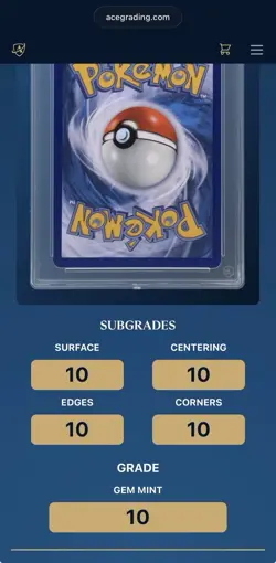 Pokemon TCG Meowth ex SIR 121/088 Perfect Order ACE 10 - All Perfect Subgrades! - Image 5