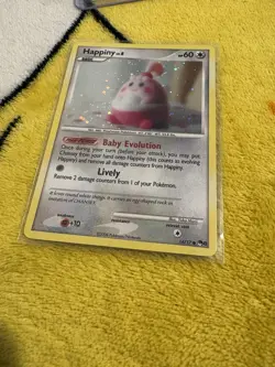 Pokemon TCG Happiny Pop Series 8 14/17 Common LP Holo - Image 2