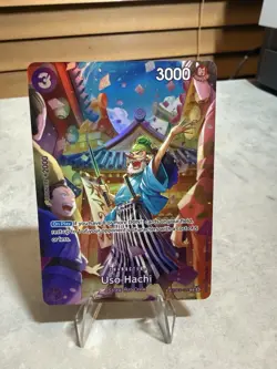 One Piece Uso-Hachi ST18-001 Alternate Art OP10 Royal Blood NM/M - Image 1