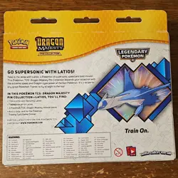 Pokemon Dragon Majesty Pin Collection Latios Sealed Kit Promo Card 2018 - Image 2