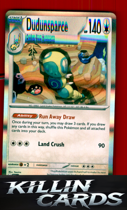 Dudunsparce 080/131 Pokemon Rare SV: Prismatic Evolutions Card NM - Image 1