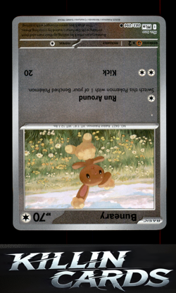 Reverse Holofoil Buneary 083/094 Pokemon Common ME02: Phantasmal Flames Card NM - Image 1