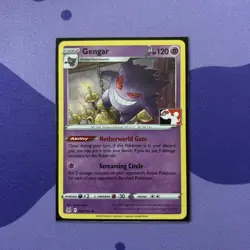 Pokemon TCG Gengar Non-Holo Card 066/196 Play! Prize Pack Stamped - Image 1