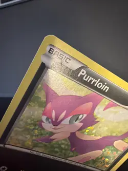 Purrloin 9/12 McDonalds 2012 Promo Confetti Holo Pokemon TCG Card - Image 3