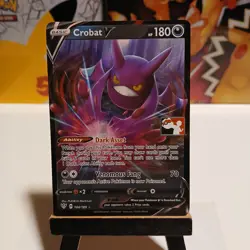 Crobat V 104/189 Prize Pack Series Pokemon Play! Stamp Promo Mint Condition - Image 1