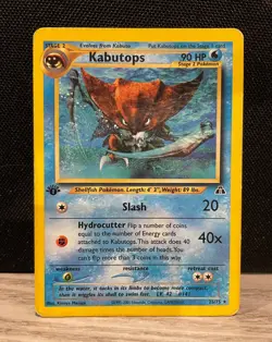Pokemon TCG Neo Discovery Kabutops 25/75 1st Edition Card Vintage 2001 - Image 1