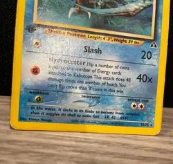 Pokemon TCG Neo Discovery Kabutops 25/75 1st Edition Card Vintage 2001 - Image 2