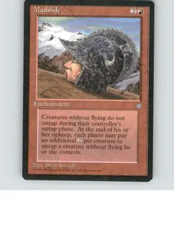 Mudslide Rare Ice Age Lightly played b1-179 MTG - Image 1
