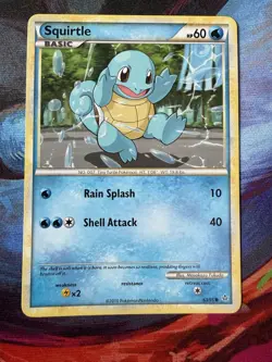 Squirtle 63/95 - Heart Gold Soul Silver - Common - Light Played - Pokemon Card - Image 1