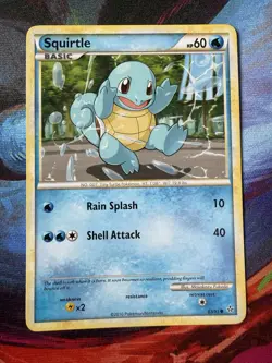 Squirtle 63/95 - Heart Gold Soul Silver - Common - Light Played - Pokemon Card - Image 5