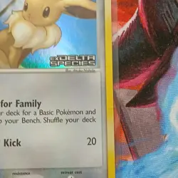 Pokemon Vintage eevee Holo stamped ex delta species 69/113 ENGLISH LP clean - Image 3