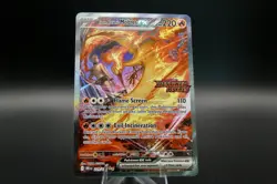 Team Rocket’s Moltres ex Full Art 229/182 Destined Rivals Pokemon Card NM - Image 1