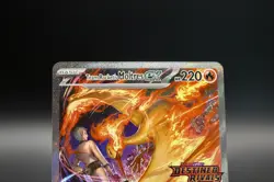 Team Rocket’s Moltres ex Full Art 229/182 Destined Rivals Pokemon Card NM - Image 2