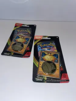 👀 (2) Pokemon TCG Mega Evolution Perfect Order Booster Pack (10) Promo/Coin - Image 1