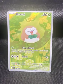 Pokemon Rowlet 090/088 Illustration Rare Perfect Order - Image 1