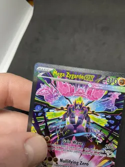 Mega Zygarde ex 120/088 Me03: Perfect Order Holo Pokemon - Image 3