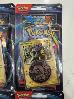4x- Raikou Pokemon Mega Evolution & Phantasmal Flames 2 Booster Blister Sealed - Image 4