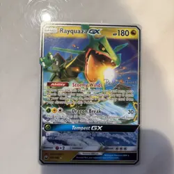 Rayquaza GX (Pedro Eugenio Torres) - 109/168 - UR - World Championship Deck - MP - Image 1