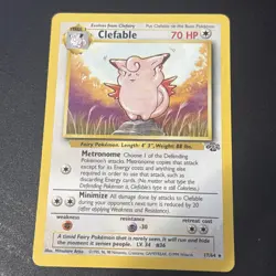 Pokemon TCG Clefable 17/64 Jungle NM - Image 1