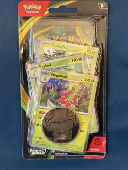 Sealed Pokemon TCG Mega Evo Perfect Order Premium Checklane Blister W/ Meganium - Image 1