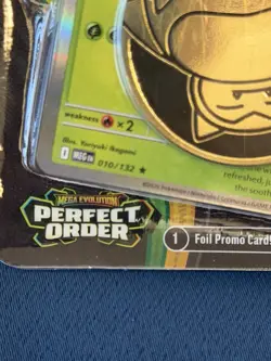Sealed Pokemon TCG Mega Evo Perfect Order Premium Checklane Blister W/ Meganium - Image 3