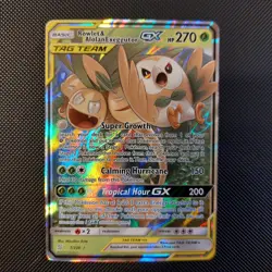 Pokemon Rowlet & Alolan Exeggutor GX 1/236 Unified Minds 2019 NM - Image 1
