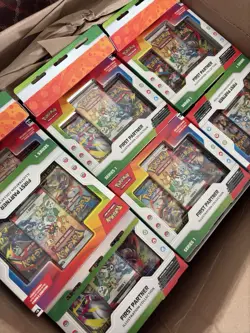 Pokemon First Partner Illustration Collection Series 1 Brand New & Sealed x10 - Image 1