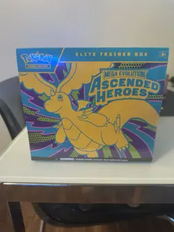 Pokemon TCG Ascended Hero’s Etb Factory Sealed Box New - Image 1