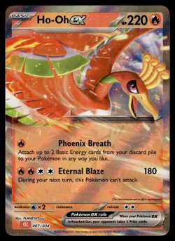 HO-OH EX - 007/034 holo TCG Classic Charizard Pokemon NM - Image 1