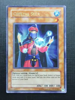 Yugioh Cards: CRYSTAL SEER TAEV ULTRA RARE # 16G26 - Image 1