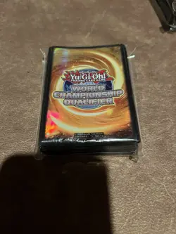 Yu-Gi-Oh World Championship Qualifier Yellow Sleeves FULL SET - Image 1