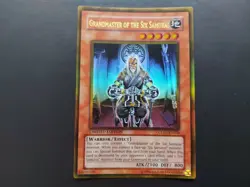 Yugioh - Grandmaster of the Six Samurai GLD1-EN026 Gold Rare - Image 1