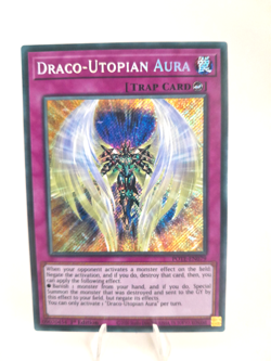 Yugioh | Draco-Utopian Aura POTE-EN079 - Secret Rare 1st Edition NM - Image 1